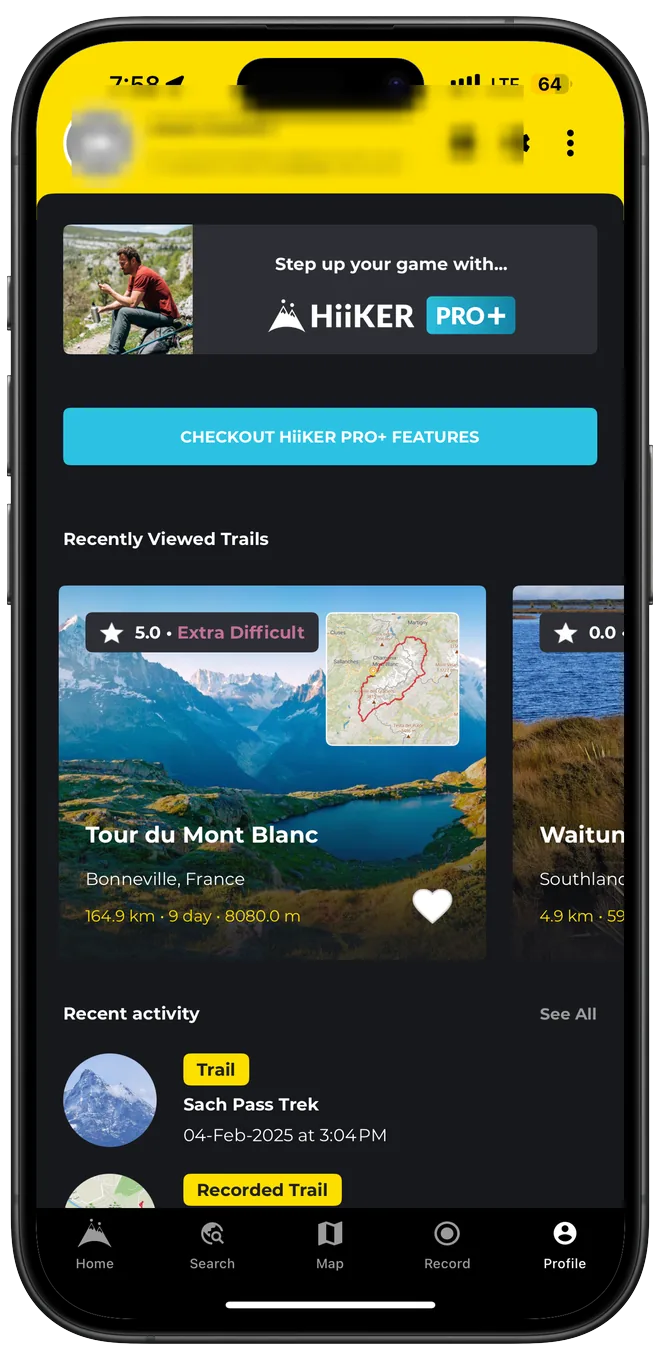HiiKER trail browser