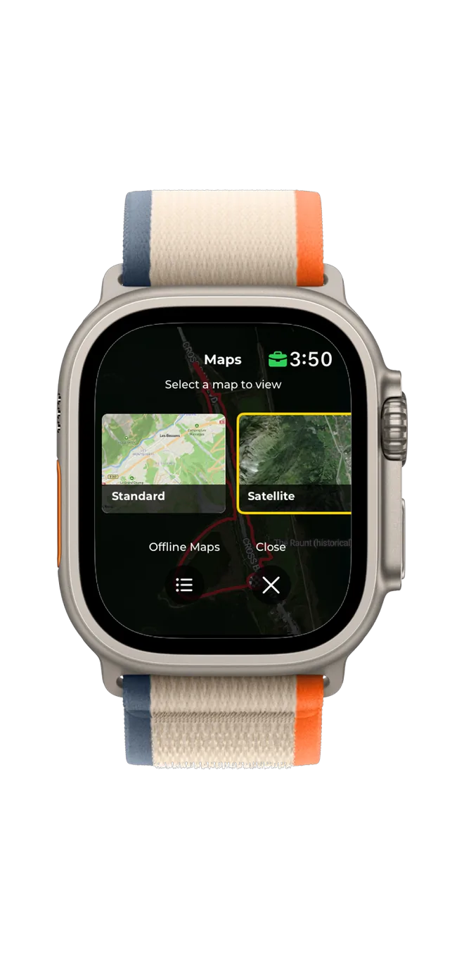 HiiKER on Apple Watch