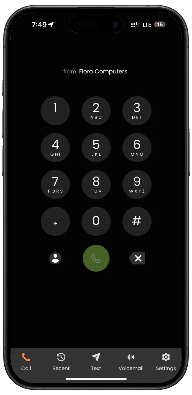 Officetree dial pad