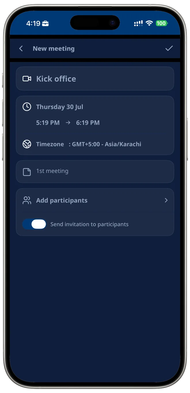 Pryvate secure meeting
