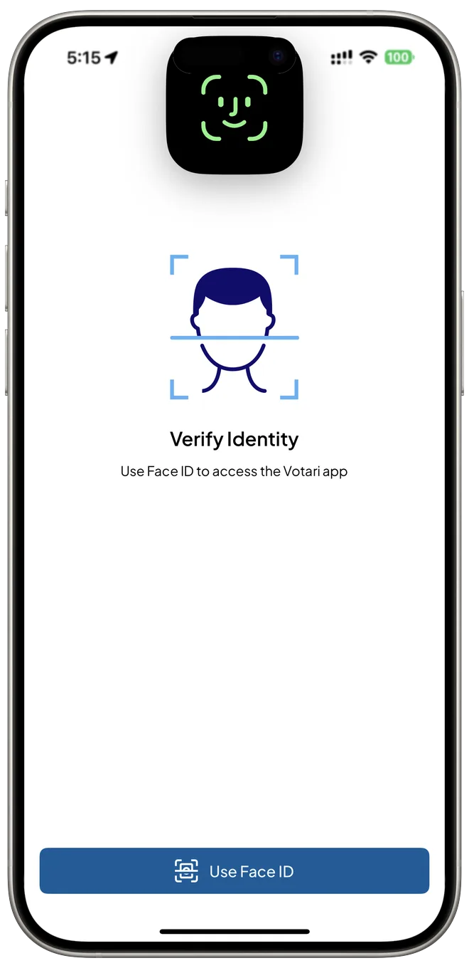 Votari identity verification